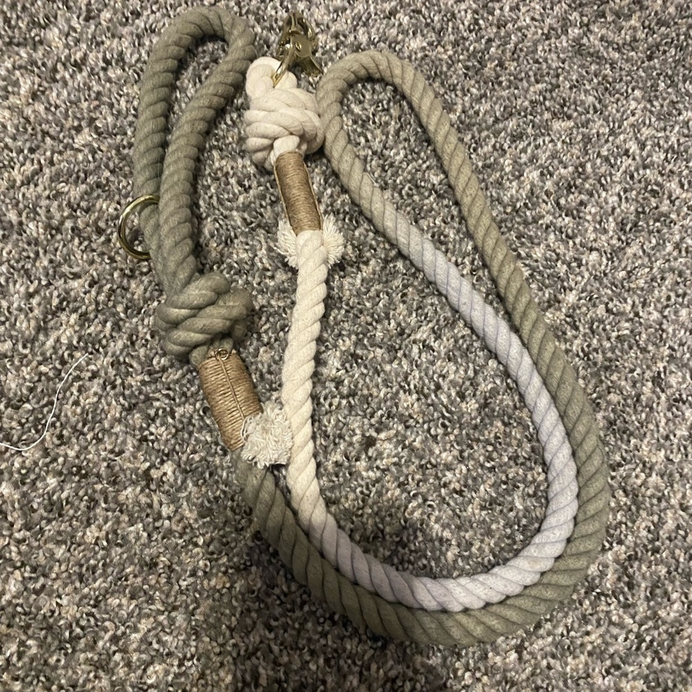 Two-Tone Rope Dog Leash - Picture 4 of 4